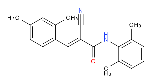 (E)-2-cyano-3-(2,4-dimethylphenyl)-N-(2,6-dimethylphenyl)acrylamide