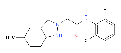 N-(2,6-dimethylphenyl)-2-(5-methylhexahydro-1H-indazol-2(3H)-yl)acetamide