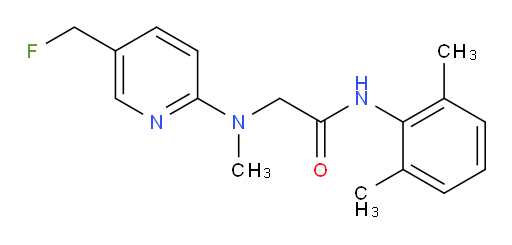 N-(2,6-dimethylphenyl)-2-((5-(fluoromethyl)pyridin-2-yl)(methyl)amino)acetamide