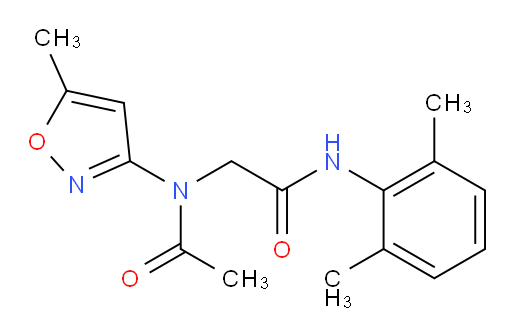 N-(2,6-dimethylphenyl)-2-(N-(5-methylisoxazol-3-yl)acetamido)acetamide