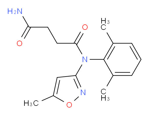 N1-(2,6-dimethylphenyl)-N1-(5-methylisoxazol-3-yl)succinamide