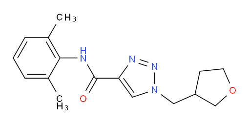 N-(2,6-dimethylphenyl)-1-((tetrahydrofuran-3-yl)methyl)-1H-1,2,3-triazole-4-carboxamide