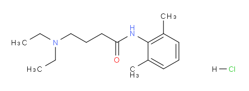 4-(diethylamino)-N-(2,6-dimethylphenyl)butanamide hydrochloride