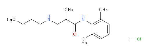 3-(butylamino)-N-(2,6-dimethylphenyl)-2-methylpropanamide hydrochloride