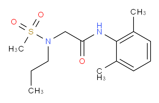N-(2,6-dimethylphenyl)-2-(N-propylmethylsulfonamido)acetamide