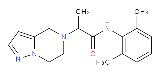 2-(6,7-dihydropyrazolo[1,5-a]pyrazin-5(4H)-yl)-N-(2,6-dimethylphenyl)propanamide