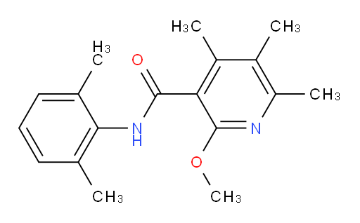 N-(2,6-dimethylphenyl)-2-methoxy-4,5,6-trimethylnicotinamide