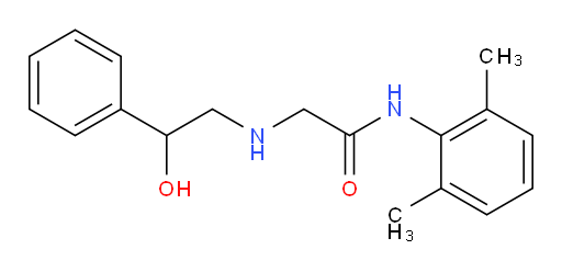 N-(2,6-dimethylphenyl)-2-((2-hydroxy-2-phenylethyl)amino)acetamide