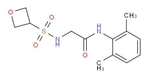 N-(2,6-dimethylphenyl)-2-(oxetane-3-sulfonamido)acetamide