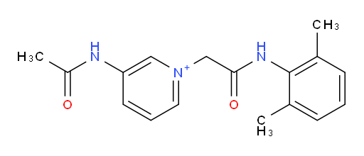3-acetamido-1-(2-((2,6-dimethylphenyl)amino)-2-oxoethyl)pyridin-1-ium