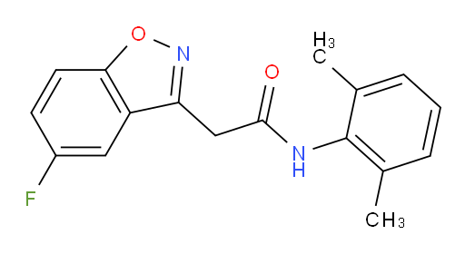 N-(2,6-dimethylphenyl)-2-(5-fluorobenzo[d]isoxazol-3-yl)acetamide