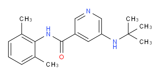 5-(tert-butylamino)-N-(2,6-dimethylphenyl)nicotinamide