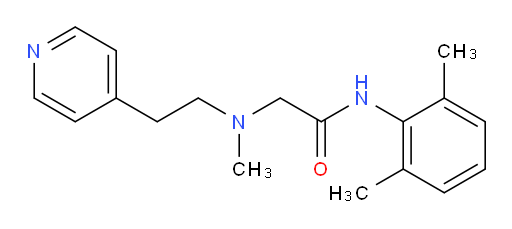 N-(2,6-dimethylphenyl)-2-(methyl(2-(pyridin-4-yl)ethyl)amino)acetamide