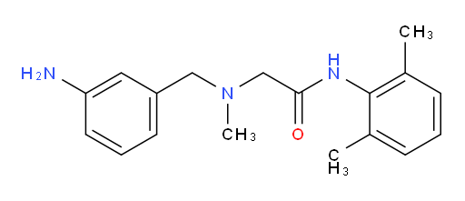 2-((3-aminobenzyl)(methyl)amino)-N-(2,6-dimethylphenyl)acetamide