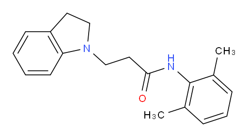N-(2,6-dimethylphenyl)-3-(indolin-1-yl)propanamide
