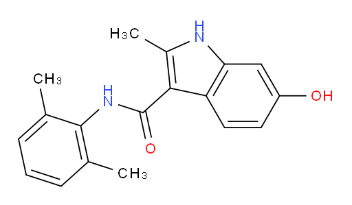N-(2,6-dimethylphenyl)-6-hydroxy-2-methyl-1H-indole-3-carboxamide