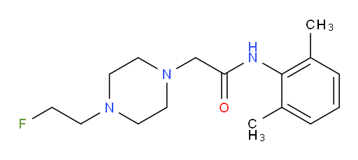 N-(2,6-dimethylphenyl)-2-(4-(2-fluoroethyl)piperazin-1-yl)acetamide