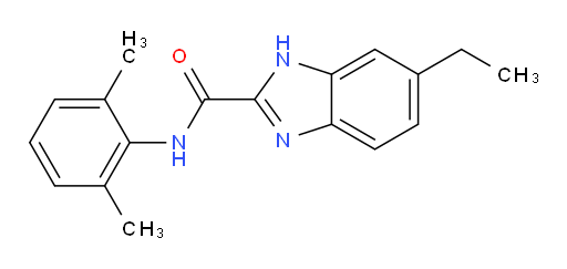 N-(2,6-dimethylphenyl)-6-ethyl-1H-benzo[d]imidazole-2-carboxamide