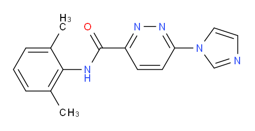 N-(2,6-dimethylphenyl)-6-(1H-imidazol-1-yl)pyridazine-3-carboxamide