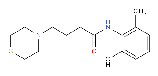 N-(2,6-dimethylphenyl)-4-thiomorpholinobutanamide