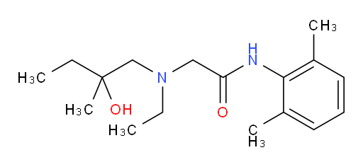 N-(2,6-dimethylphenyl)-2-(ethyl(2-hydroxy-2-methylbutyl)amino)acetamide