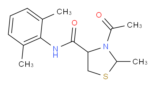 3-acetyl-N-(2,6-dimethylphenyl)-2-methylthiazolidine-4-carboxamide