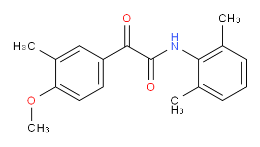 N-(2,6-dimethylphenyl)-2-(4-methoxy-3-methylphenyl)-2-oxoacetamide