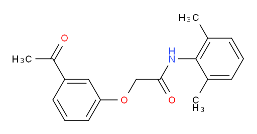 2-(3-acetylphenoxy)-N-(2,6-dimethylphenyl)acetamide