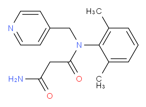 N1-(2,6-dimethylphenyl)-N1-(pyridin-4-ylmethyl)malonamide