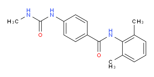 N-(2,6-dimethylphenyl)-4-(3-methylureido)benzamide