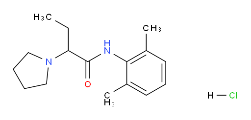 N-(2,6-dimethylphenyl)-2-(pyrrolidin-1-yl)butanamide hydrochloride