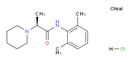 (S)-N-(2,6-dimethylphenyl)-2-(piperidin-1-yl)propanamide hydrochloride