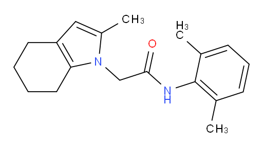 N-(2,6-dimethylphenyl)-2-(2-methyl-4,5,6,7-tetrahydro-1H-indol-1-yl)acetamide