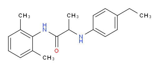 N-(2,6-dimethylphenyl)-2-((4-ethylphenyl)amino)propanamide