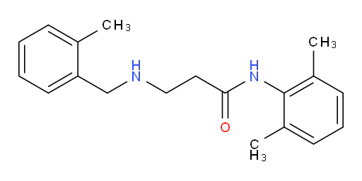 N-(2,6-dimethylphenyl)-3-((2-methylbenzyl)amino)propanamide
