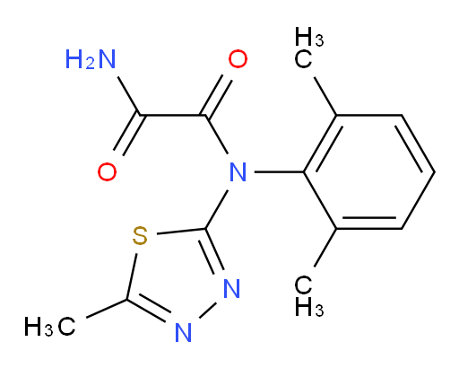 N1-(2,6-dimethylphenyl)-N1-(5-methyl-1,3,4-thiadiazol-2-yl)oxalamide