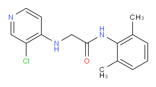 2-((3-chloropyridin-4-yl)amino)-N-(2,6-dimethylphenyl)acetamide