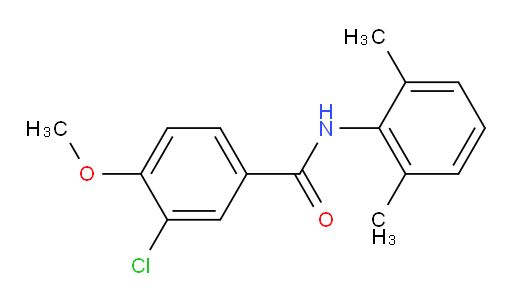 3-chloro-N-(2,6-dimethylphenyl)-4-methoxybenzamide