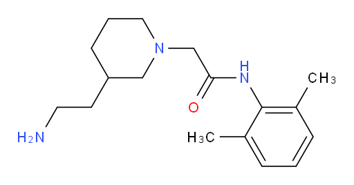 2-(3-(2-aminoethyl)piperidin-1-yl)-N-(2,6-dimethylphenyl)acetamide