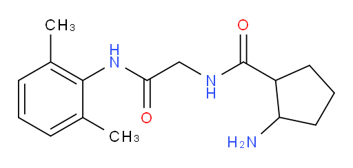 2-amino-N-(2-((2,6-dimethylphenyl)amino)-2-oxoethyl)cyclopentanecarboxamide