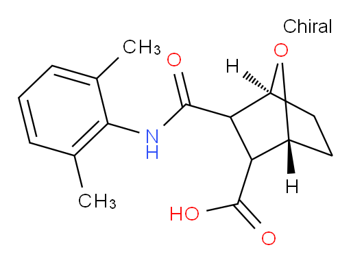 (1R,4S)-3-((2,6-dimethylphenyl)carbamoyl)-7-oxabicyclo[2.2.1]heptane-2-carboxylic acid