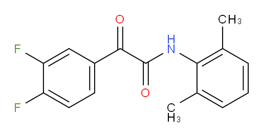 2-(3,4-difluorophenyl)-N-(2,6-dimethylphenyl)-2-oxoacetamide