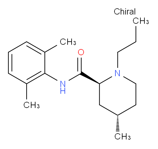 (2S,4S)-N-(2,6-dimethylphenyl)-4-methyl-1-propylpiperidine-2-carboxamide