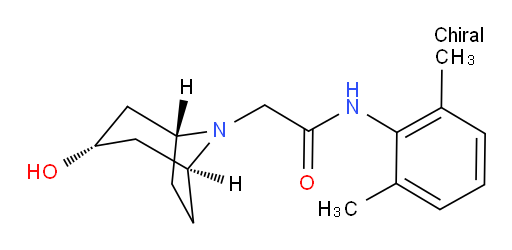 N-(2,6-dimethylphenyl)-2-((1R,3s,5S)-3-hydroxy-8-azabicyclo[3.2.1]octan-8-yl)acetamide