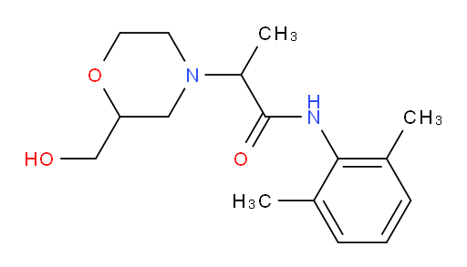 N-(2,6-dimethylphenyl)-2-(2-(hydroxymethyl)morpholino)propanamide
