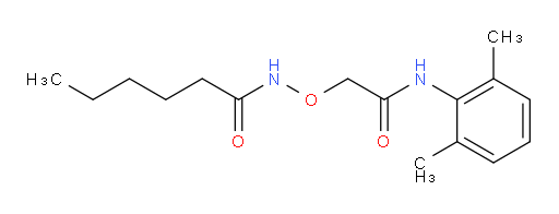 N-(2-((2,6-dimethylphenyl)amino)-2-oxoethoxy)hexanamide
