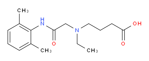 4-((2-((2,6-dimethylphenyl)amino)-2-oxoethyl)(ethyl)amino)butanoic acid