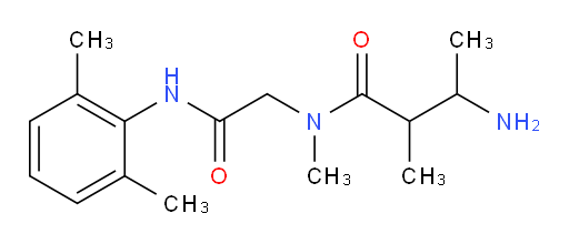 3-amino-N-(2-((2,6-dimethylphenyl)amino)-2-oxoethyl)-N,2-dimethylbutanamide