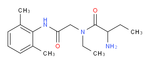 2-amino-N-(2-((2,6-dimethylphenyl)amino)-2-oxoethyl)-N-ethylbutanamide