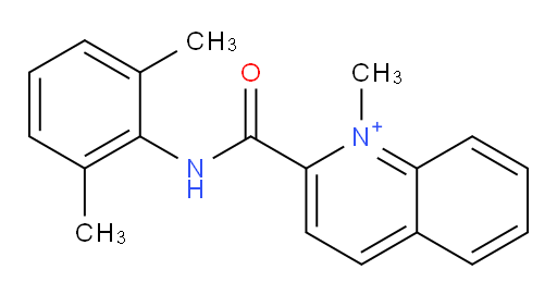 2-((2,6-dimethylphenyl)carbamoyl)-1-methylquinolin-1-ium